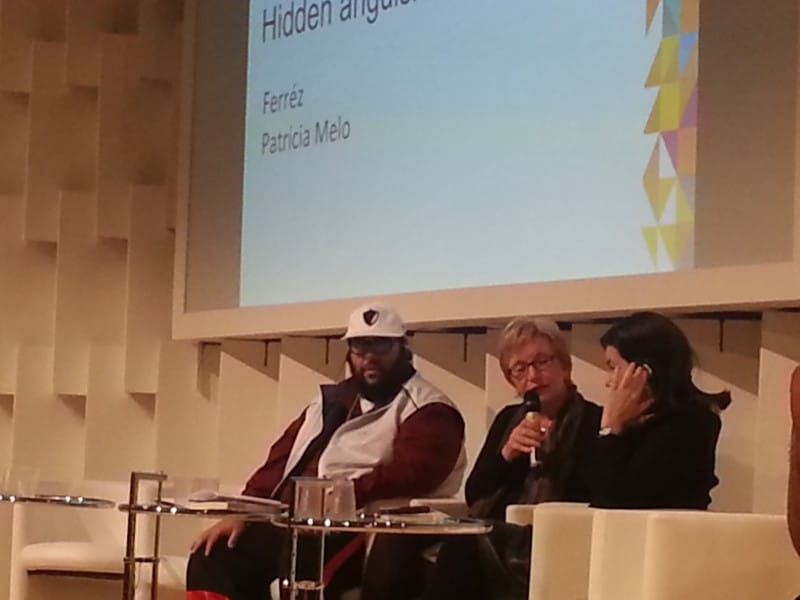 Ferrez et Patricia Melo au Salon du livre 2013 de Francfort