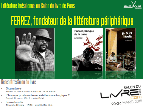 Ferrez au Salon du livre 2015 de Paris